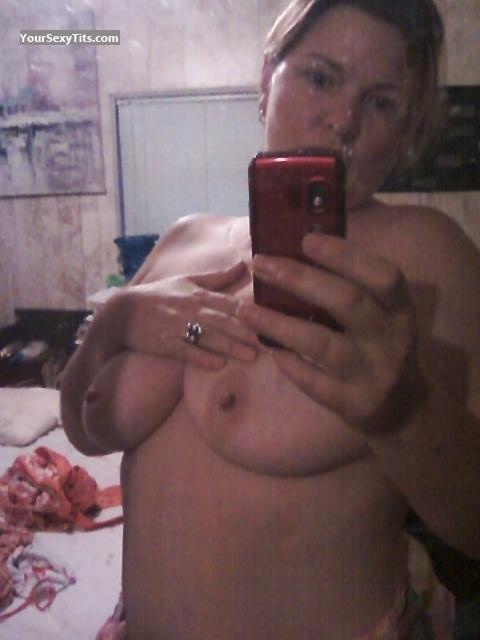 My Big Tits Topless Selfie by Gigi